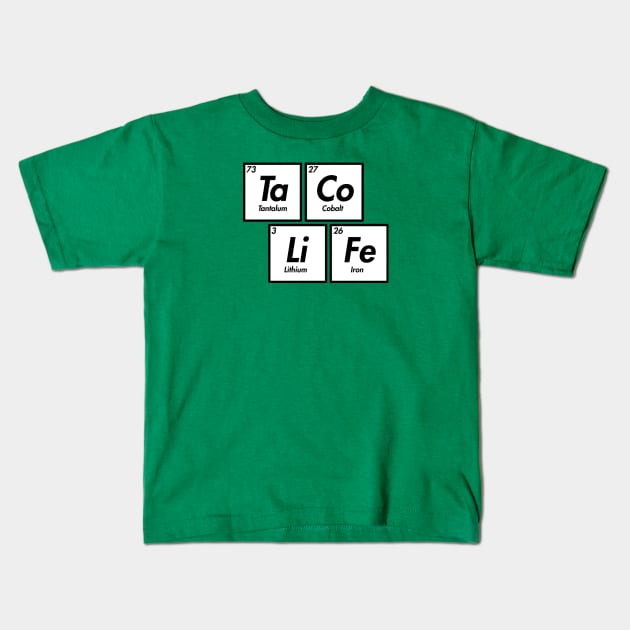 Periodically Hungry Kids T-Shirt by RadicalLizard